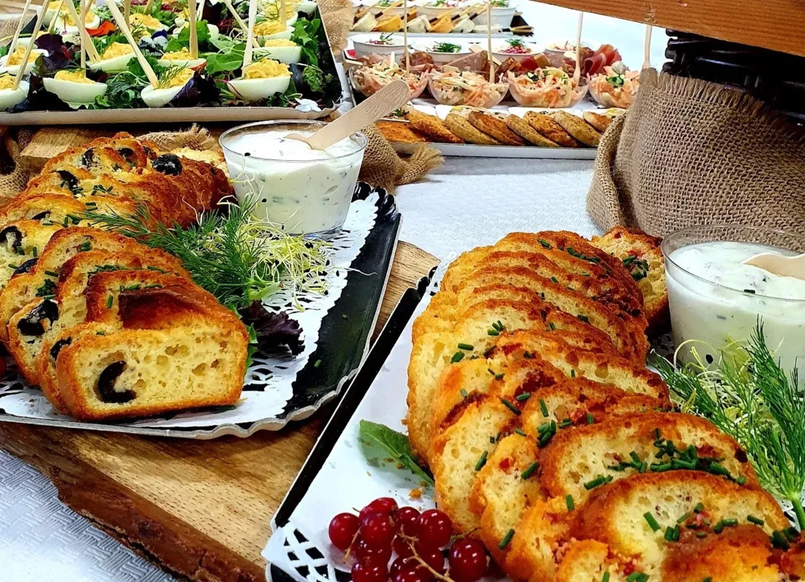 personnaliser le menu d'un buffet froid
